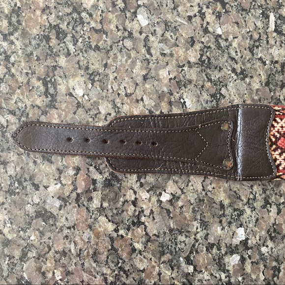 Textile and Leather Belt - Picture 7 of 9